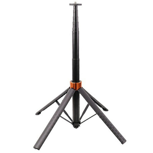 7 Sections Telescopic Tripod 1.5m Extendable Camera Stand Desktop Monopod for Live Streaming Photography