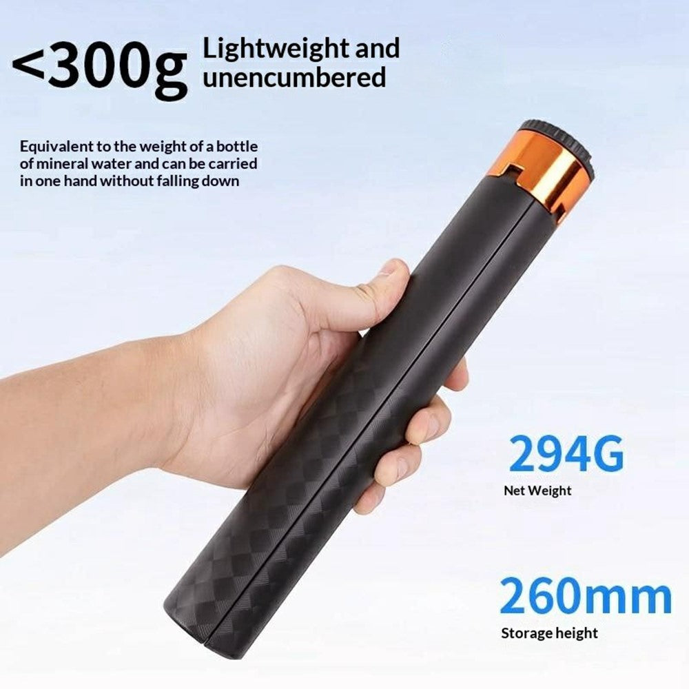 7 Sections Telescopic Tripod 1.5m Extendable Camera Stand Desktop Monopod for Live Streaming Photography