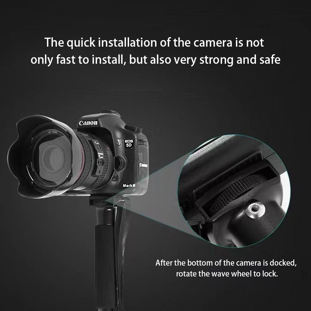 YUNTENG 218 Portable Camera Stand for Digital Cameras, DSLRs Metal Monopods Holder
