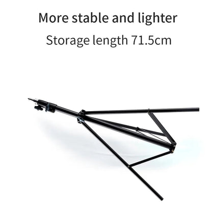 JMARY MT-75 Portable Photography Lightweight Tripod SPCC Steel Telescopic Camera Phone Stand