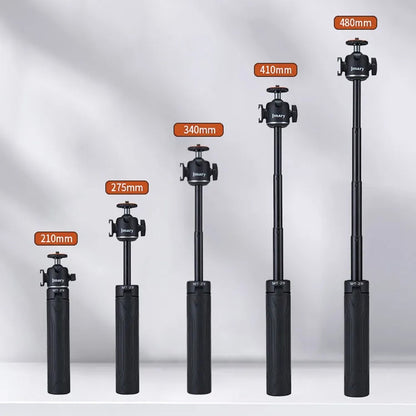 JMARY MT-29 Portable Selfie Stick Camera Phone Holder Mini Extendable Live Streaming Desktop Tripod