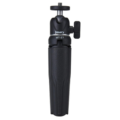 JMARY MT-27 3 Sections Adjustable Portable Live Streaming Desktop Tripod + Phone Holder