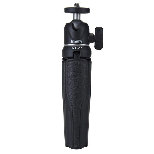 JMARY MT-27 3 Sections Adjustable Portable Live Streaming Desktop Tripod + Phone Holder