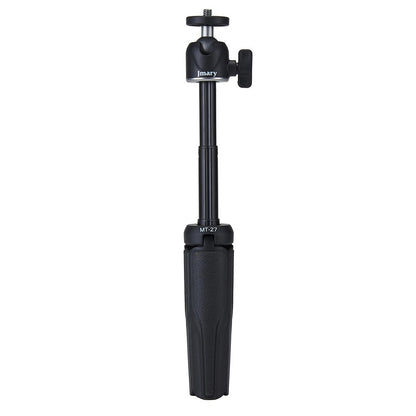 JMARY MT-27 3 Sections Adjustable Portable Live Streaming Desktop Tripod + Phone Holder