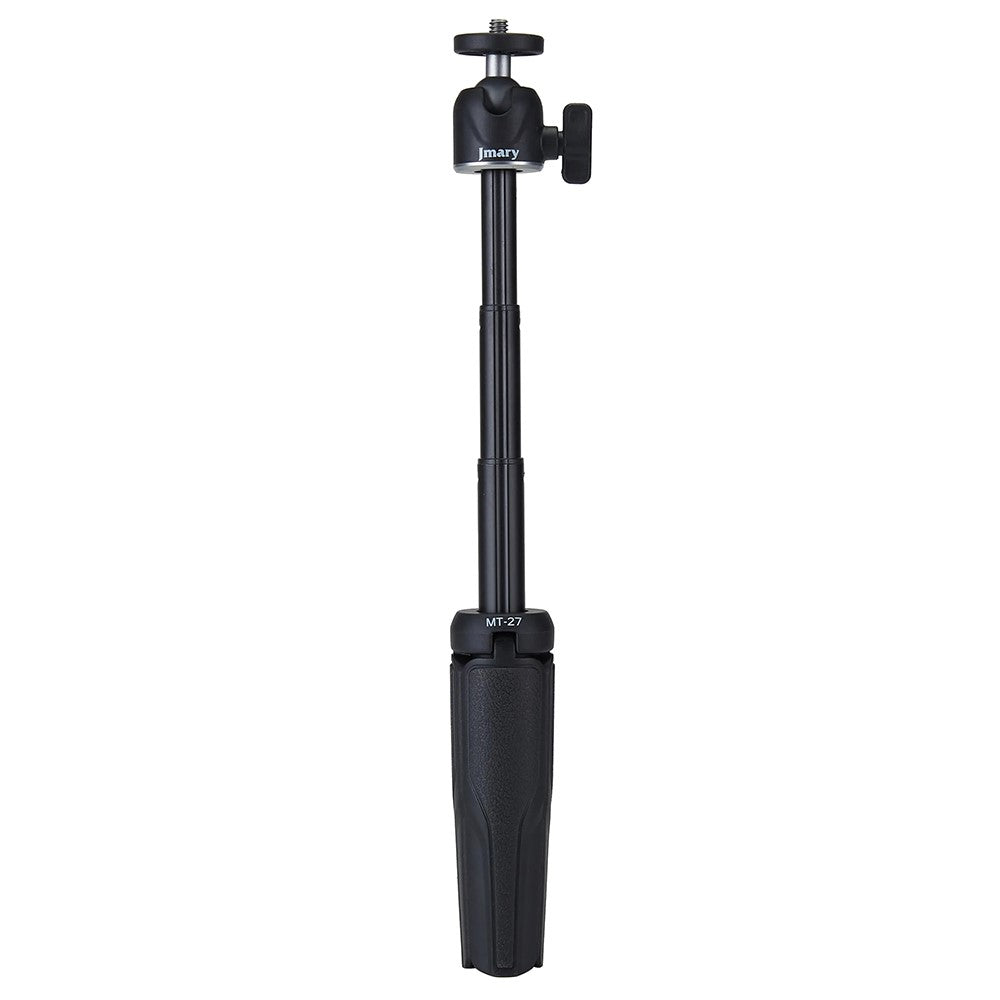 JMARY MT-27 3 Sections Adjustable Portable Live Streaming Desktop Tripod + Phone Holder