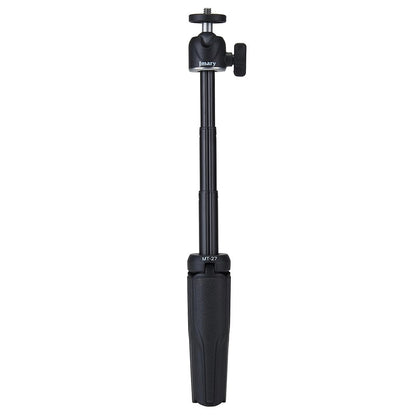 JMARY MT-27 3 Sections Adjustable Portable Live Streaming Desktop Tripod + Phone Holder