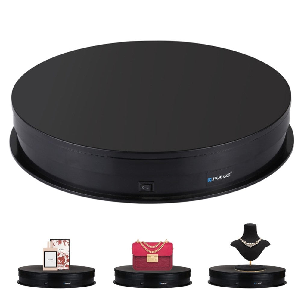 PULUZ PU3049 30cm 360 Degrees Rotation Photography Electric Swivel Turntable Video Shooting Display Stand