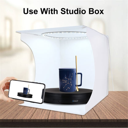 PULUZ PU3049 30cm 360 Degrees Rotation Photography Electric Swivel Turntable Video Shooting Display Stand