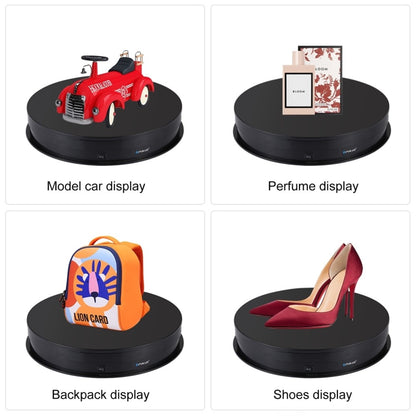 PULUZ PU3049 30cm 360 Degrees Rotation Photography Electric Swivel Turntable Video Shooting Display Stand