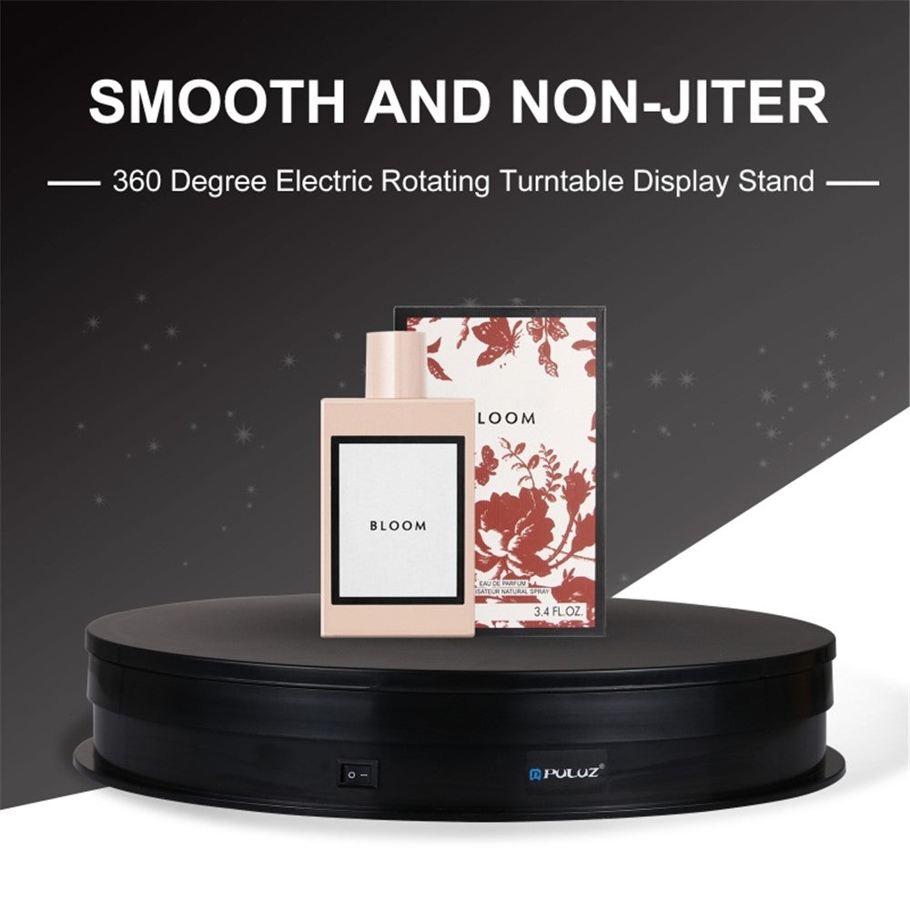 PULUZ PU3049 30cm 360 Degrees Rotation Photography Electric Swivel Turntable Video Shooting Display Stand