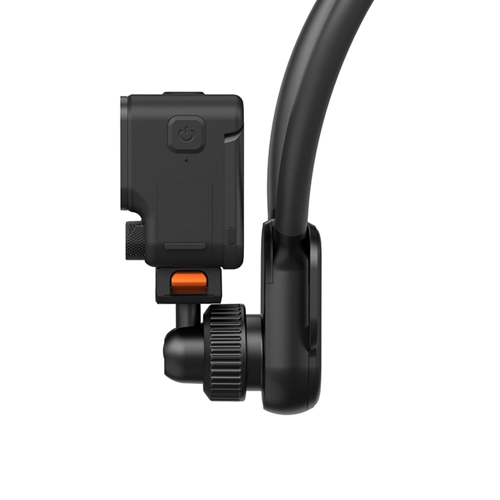 VRIG AC-82 360 Degree Ball Head Magnetic Neck Mount Bracket for Insta360 Ace  /  Pro  /  Pro 2  /  X5  /  X4 Air Quick Release Adjustable Bracket