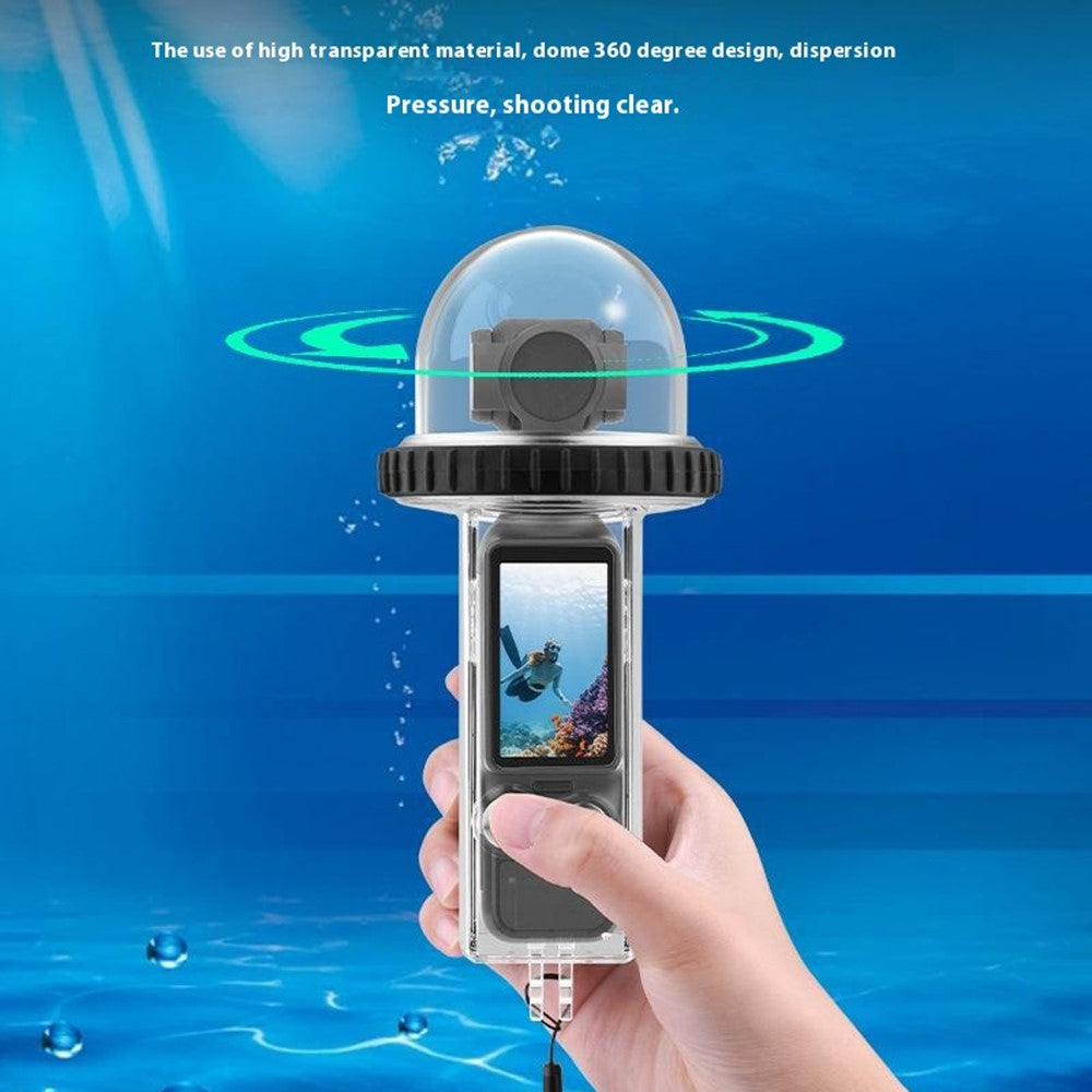 BRDRC Waterproof Case for DJI Osmo Pocket 3 40m Underwater Diving Action Camera Protector
