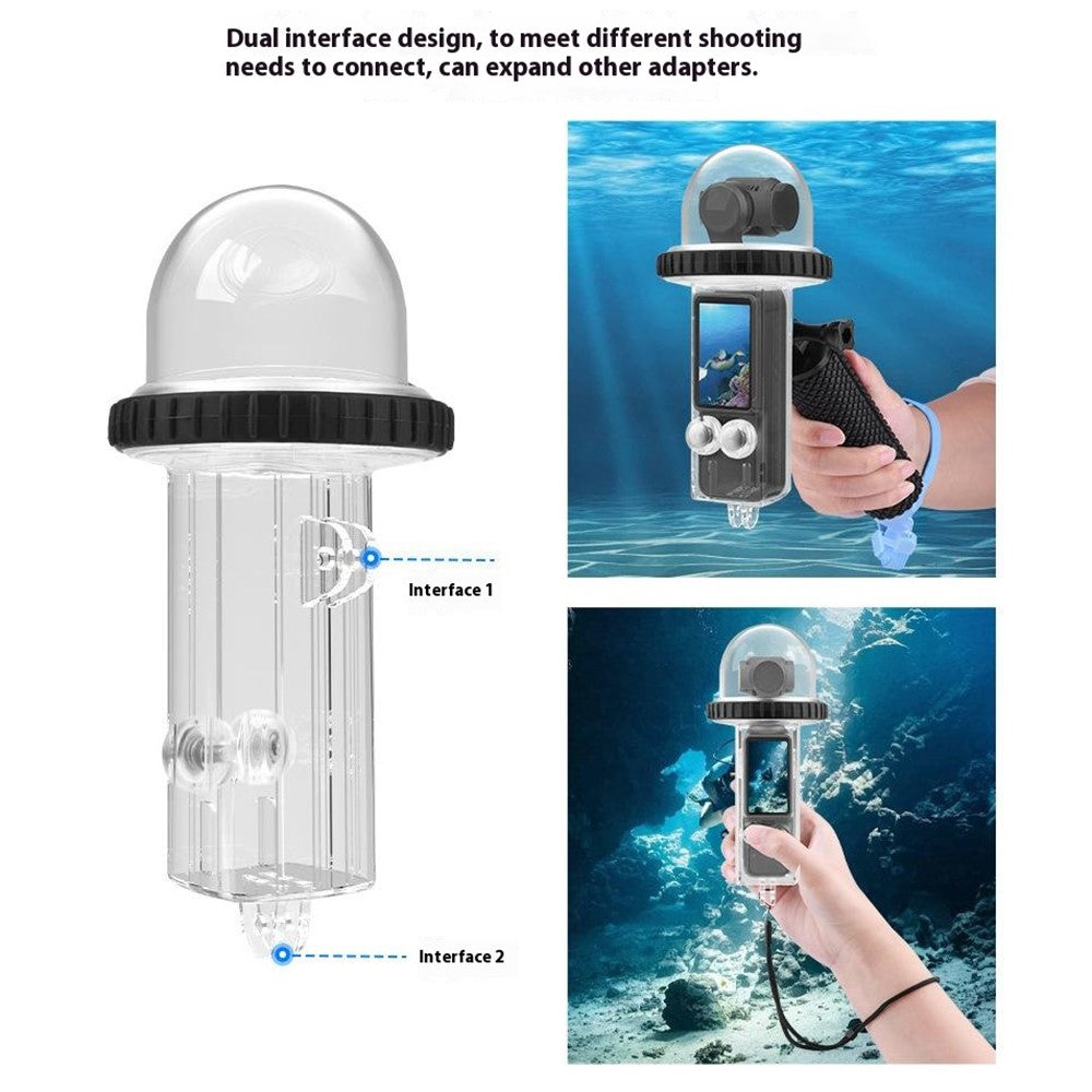 BRDRC Waterproof Case for DJI Osmo Pocket 3 40m Underwater Diving Action Camera Protector