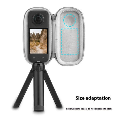 BRDRC For Insta360 X3 / One X2 / One X Action Camera Storage Case PU Protective Bag