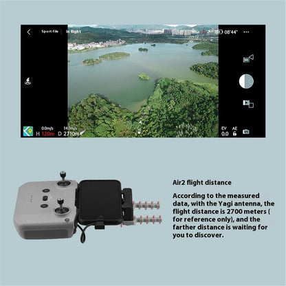 BRDRC 2Pcs For DJI Mini 4K / Mini 4 Pro / Mini 3 / Mavic 3 / Air 3 Extended Range Signal Booster Yagi Antenna Drone Accessories