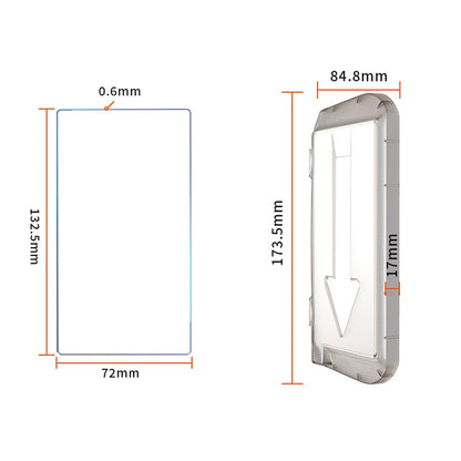 STARTRC 1139983 For DJI RC 2 / RC Remote Controller with Screen HD Tempered Glass Screen Film + Dust Removal Install Tool