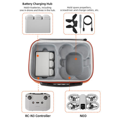 SUNNYLIFE NE-B864 Carrying Case for DJI Neo Mini Drone Accessories Portable Storage Bag