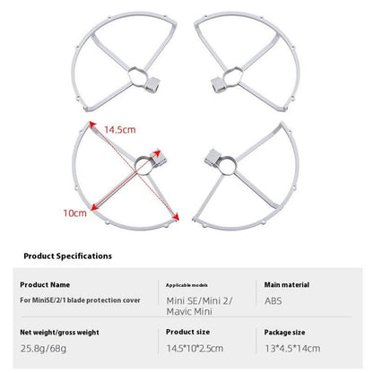BRDRC For DJI Mini 4K / Mini SE / Mini 2 / Mini 1 Propeller Guard Cover RC Drone Protective Bumper Anti-Collision