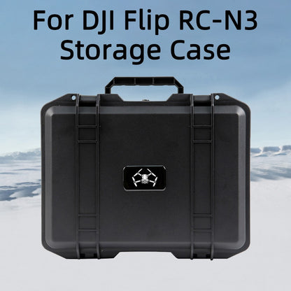 For DJI Flip Drone Carrying Case Waterproof Hard Shell Protective Storage Box with EVA Interior