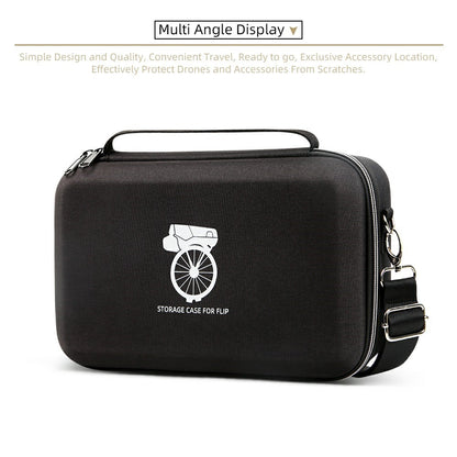 Carrying Case for DJI Flip + RC-2 Remote Controller Storage Bag RC Drone EVA Protective Bag