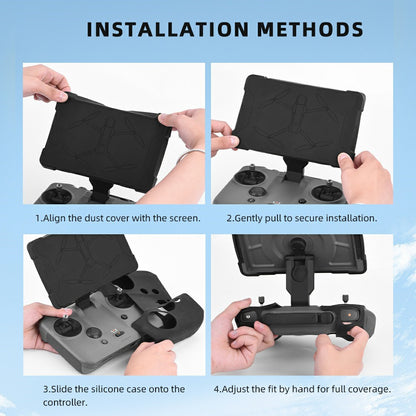 For DJI RC Pro 2 Remote Controller Silicone Case Protective Cover Dust Resistant / Scratch Resistant
