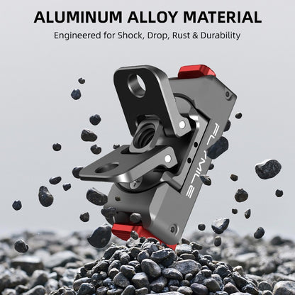 FLYMILE For DJI Osmo Action 6  /  Nano Magnetic Quick Release Mount 360° Rotating Aluminum Alloy Base Dual Port Design