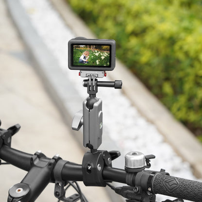 FLYMILE For DJI Osmo Action 6  /  Nano Magnetic Quick Release Mount 360° Rotating Aluminum Alloy Base Dual Port Design
