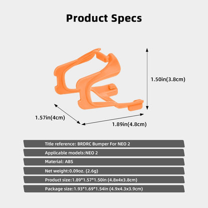 BRDRC For DJI Neo 2 Shock Absorption Bumper Plastic Anti-Collision Drone Gimbal Protector Guard