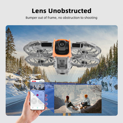 BRDRC For DJI Neo 2 Shock Absorption Bumper Plastic Anti-Collision Drone Gimbal Protector Guard