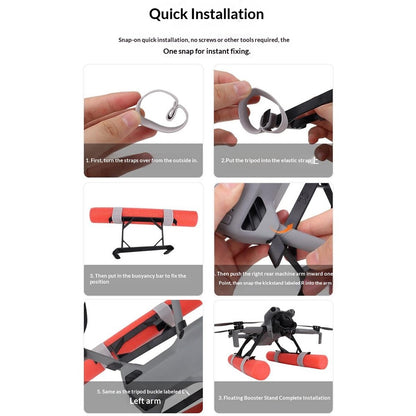 Floating Landing Gear for DJI Mini 5 Pro Water Surface Takeoff Landing Waterproof Buoyancy Bar Height Extender Protector