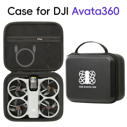 PU Portable Storage Case for DJI Avata 360 Drone Hard Shell Carrying Bag Travel Organizer Drone Protection Handbag