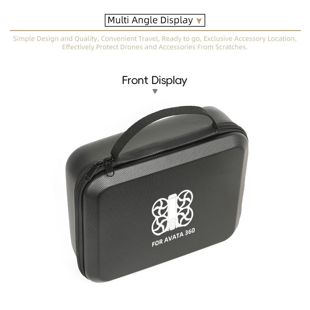PU Portable Storage Case for DJI Avata 360 Drone Hard Shell Carrying Bag Travel Organizer Drone Protection Handbag