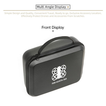 PU Portable Storage Case for DJI Avata 360 Drone Hard Shell Carrying Bag Travel Organizer Drone Protection Handbag