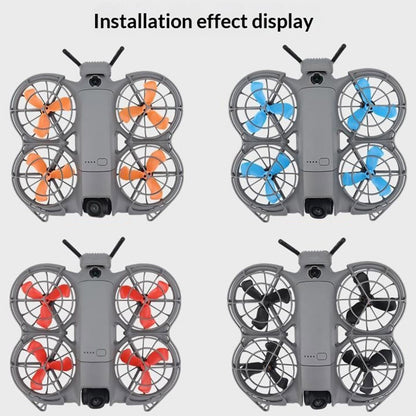 915611 2 Pairs Drone Propellers for DJI Neo 2 Spare Blades Replacement Parts with Screws