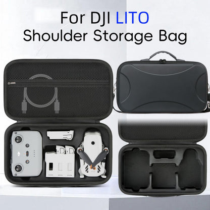 For DJI Lito 1 / Lito X1 Storage Bag Portable Hard Shell Case EVA Foam Lining Waterproof Carry Bag