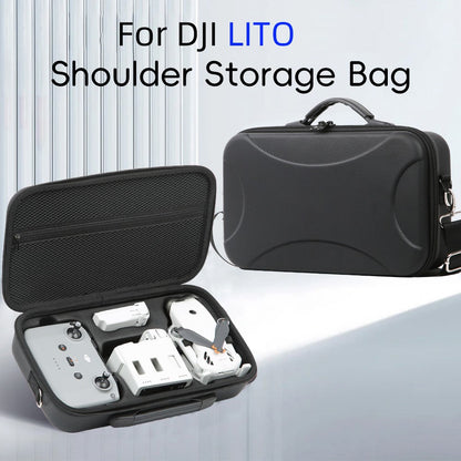 For DJI Lito 1 / Lito X1 Storage Bag Portable Hard Shell Case EVA Foam Lining Waterproof Carry Bag