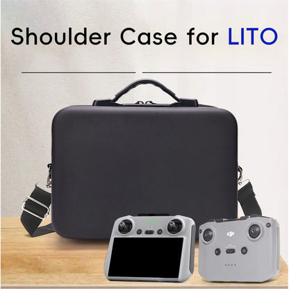 For DJI Lito 1 / Lito X1 Drone Carrying Bag EVA Hard Shell Portable Storage Bag with Shoulder Strap