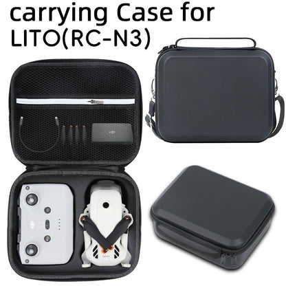 For DJI Lito 1 / Lito X1 Portable Carrying Case PU Lycra Hard Shell Storage Bag Remote Controller Protective Cover