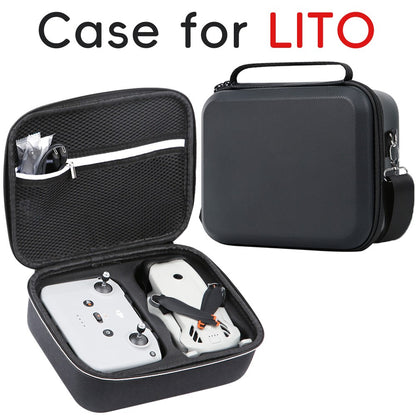 For DJI Lito 1 / Lito X1 Portable Carrying Case PU Lycra Hard Shell Storage Bag Remote Controller Protective Cover