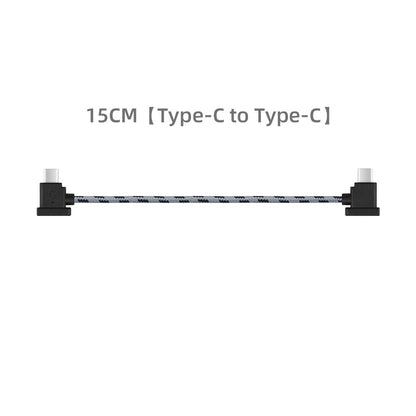 EWB8463 15cm Remote Control Data Wire Nylon Braided for DJI Mavic Air 2/Mini 2/Pocket 2/Osmo Pocket