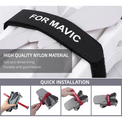 SUNNYLIFE Q9300 1 Pair Drone Propeller Blade Holder Protection Fixing Band for DJI Mavic 3/Mavic Air 2S/Mini SE / Fimi X8SE