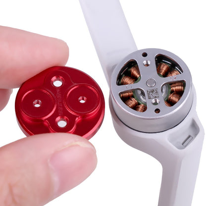 SUNNYLIFE Q9265 4Pcs/Set Motor Cover Aluminum Alloy Motor Cap Dust Cover Protector for DJI Mini SE/Mini 2/Mavic Mini