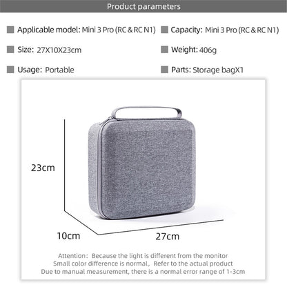 Shockproof Storage Bag for DJI Mini 3 Pro / Mini 3 Carrying Case Portable Box RC Accessories Travel Bag