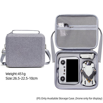 For DJI Mini 3 Pro Portable Carrying Case RC Drone Controller Shockproof Storage Bag Anti-Scratch Shoulder Bag