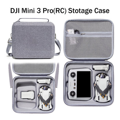 For DJI Mini 3 Pro Portable Carrying Case RC Drone Controller Shockproof Storage Bag Anti-Scratch Shoulder Bag