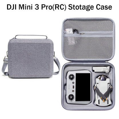 For DJI Mini 3 Pro Portable Carrying Case RC Drone Controller Shockproof Storage Bag Anti-Scratch Shoulder Bag