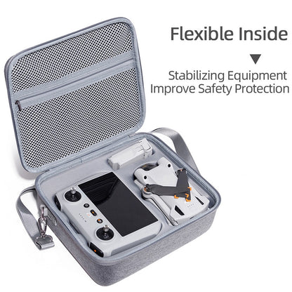 For DJI Mini 3 Pro Portable Carrying Case RC Drone Controller Shockproof Storage Bag Anti-Scratch Shoulder Bag