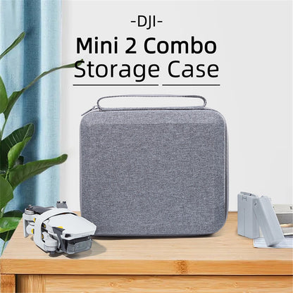 For DJI Mini 2 / Mini 2 SE Combo Drone and Accessories Storage Bag Portable Shockproof Carrying Case Handbag