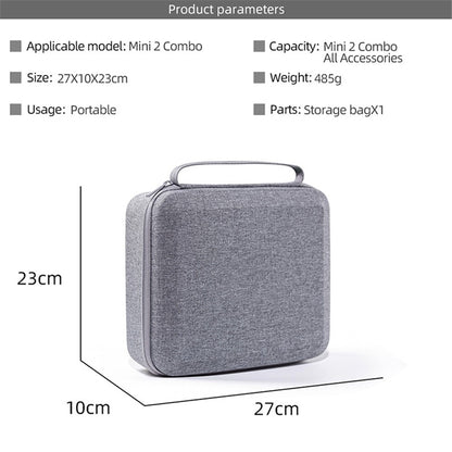For DJI Mini 2 / Mini 2 SE Combo Drone and Accessories Storage Bag Portable Shockproof Carrying Case Handbag