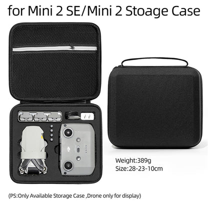 For DJI Mini 2 / Mini 2 SE Combo Drone and Accessories Storage Bag Portable Shockproof Carrying Case Handbag